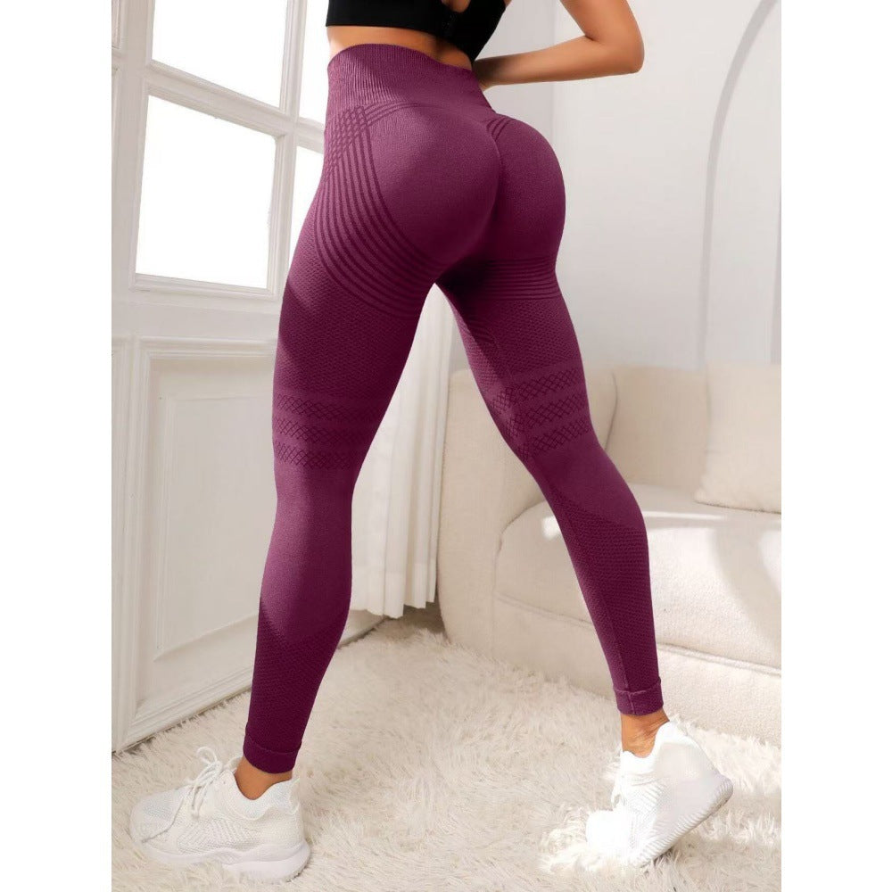 High waisted and high stretch yoga pants