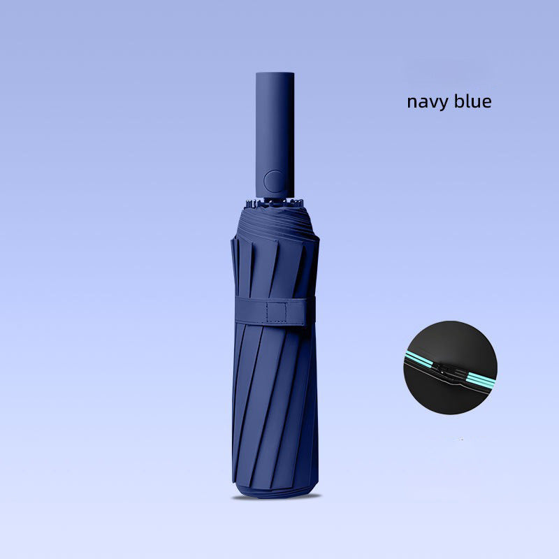 Automatic large folding umbrella